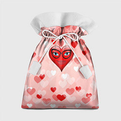 Мешок для подарков Женское сердце, цвет: 3D-принт