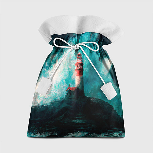 Подарочный мешок Бушующее море / 3D-принт – фото 1