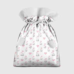 Мешок для подарков Зверушки, родительская любовь, цвет: 3D-принт