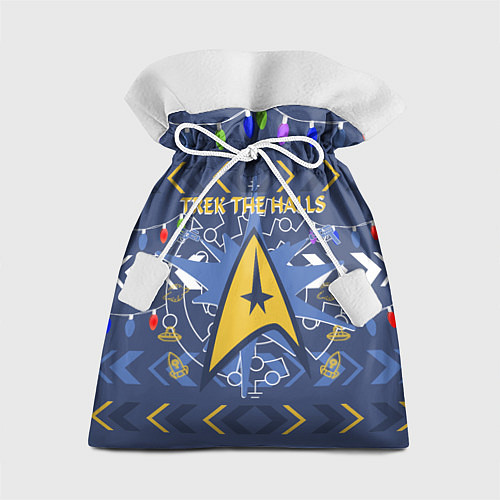 Подарочный мешок Новогодний Звездный путь / 3D-принт – фото 1