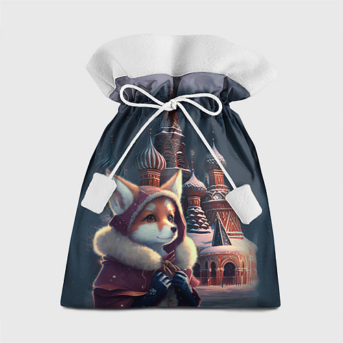 Подарочный мешок Лиса на Красной площади / 3D-принт – фото 1