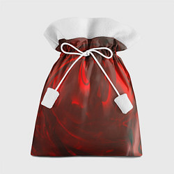 Мешок для подарков Темно красные волны, цвет: 3D-принт