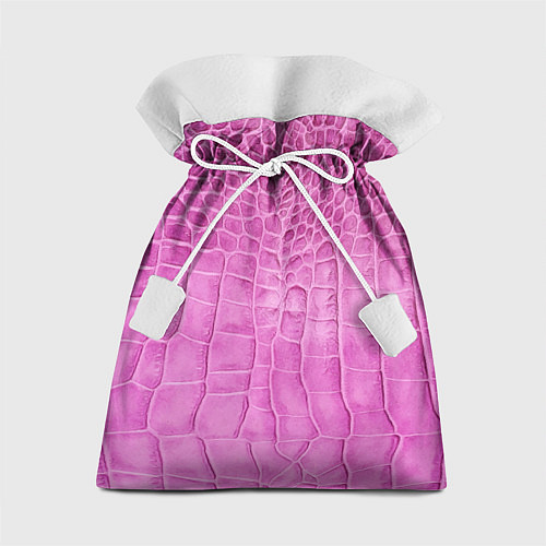 Подарочный мешок Кожа - текстура - pink / 3D-принт – фото 1