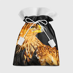Мешок для подарков Орёл полигональный, цвет: 3D-принт