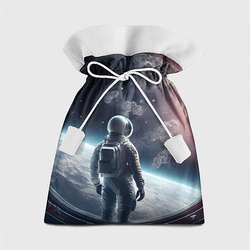Подарочный мешок Одиночество в космосе / 3D-принт – фото 1