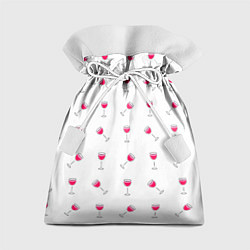 Мешок для подарков Розовое вино, цвет: 3D-принт
