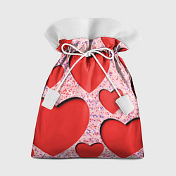 Мешок для подарков Для любимых, цвет: 3D-принт