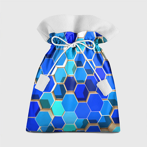 Подарочный мешок Абстракция неоновая / 3D-принт – фото 1