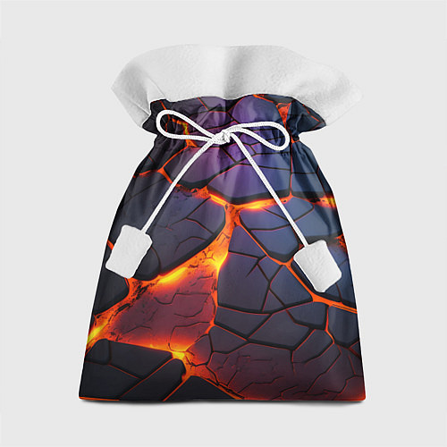 Подарочный мешок Неоновая лава - течение / 3D-принт – фото 1