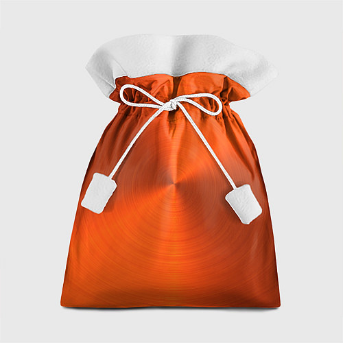 Подарочный мешок Оранжевый волнообразный дисковый узор / 3D-принт – фото 1