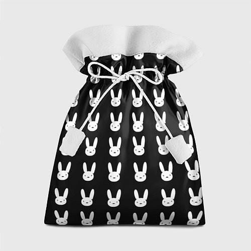 Подарочный мешок Bunny pattern black / 3D-принт – фото 1