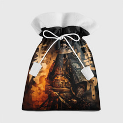 Мешок для подарков Самурай в тумане, цвет: 3D-принт