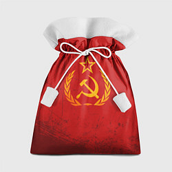 Мешок для подарков СССР серп и молот, цвет: 3D-принт