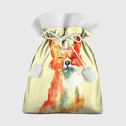 Мешок для подарков Живописная лисица, цвет: 3D-принт