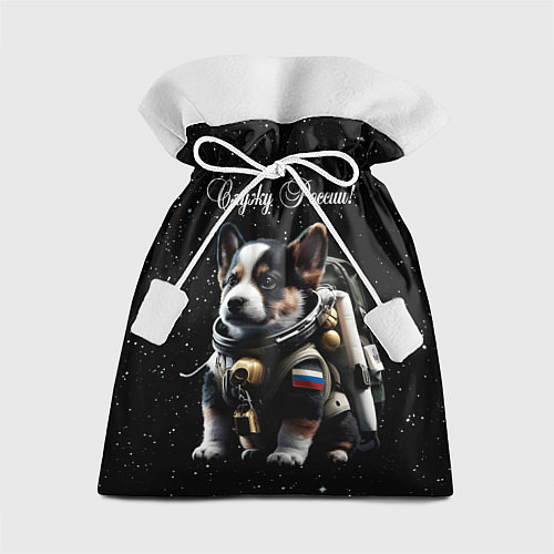 Подарочный мешок Вельш корги кардиган космические войска / 3D-принт – фото 1