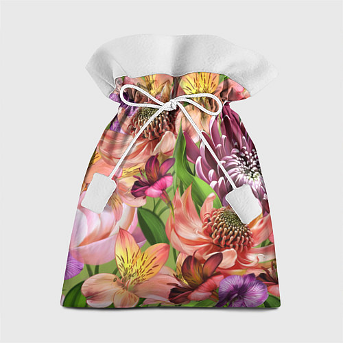 Подарочный мешок Райские цветы / 3D-принт – фото 1