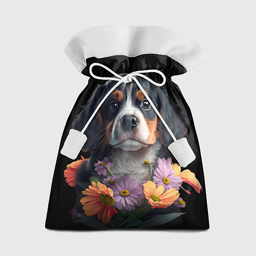 Подарочный мешок Бернский зенненхунд милый щенок / 3D-принт – фото 1
