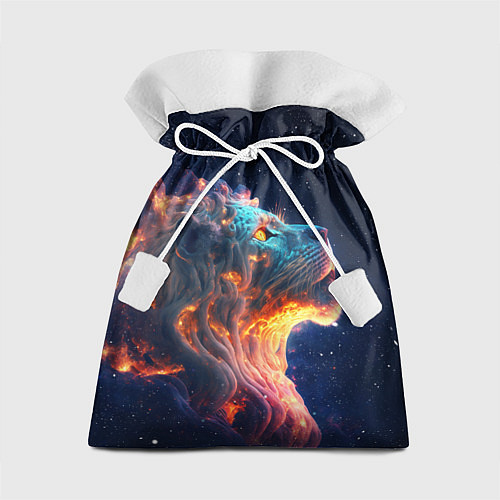 Подарочный мешок Космический звёздный лев / 3D-принт – фото 1