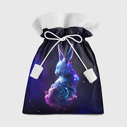 Мешок для подарков Космический звёздный кролик, цвет: 3D-принт