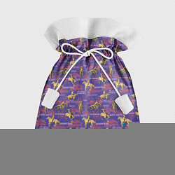 Мешок для подарков Ковбои в городе, цвет: 3D-принт