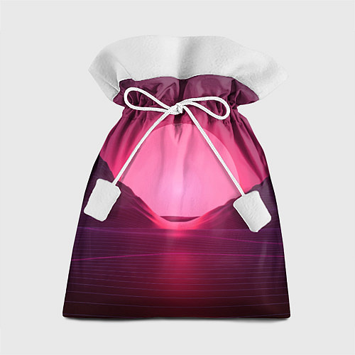 Подарочный мешок Неоновый закат / 3D-принт – фото 1