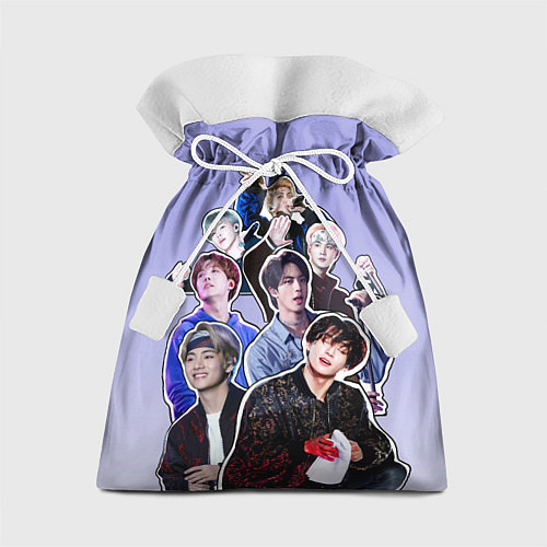 Подарочный мешок Айдолы бтс стикеры / 3D-принт – фото 1