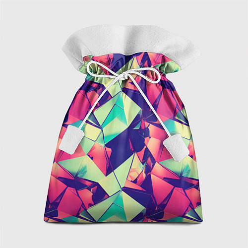 Подарочный мешок Нейро геометрический паттерн / 3D-принт – фото 1