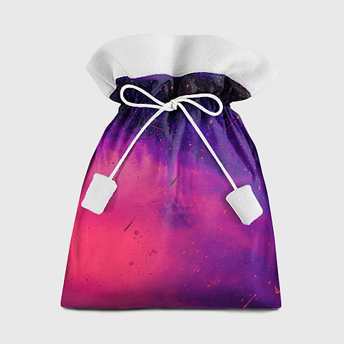 Подарочный мешок Фиолетовый космос / 3D-принт – фото 1