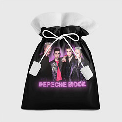Мешок для подарков 80s Depeche Mode neon, цвет: 3D-принт