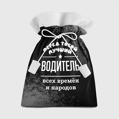 Подарочный мешок Лучший водитель всех времён и народов / 3D-принт – фото 1