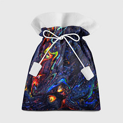 Мешок для подарков Размытые космические краски, цвет: 3D-принт