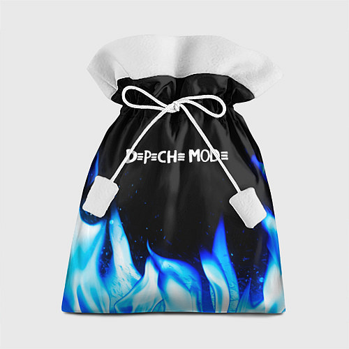Подарочный мешок Depeche Mode blue fire / 3D-принт – фото 1