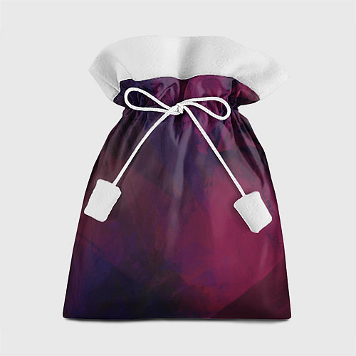 Подарочный мешок Фиолетовый мазок / 3D-принт – фото 1