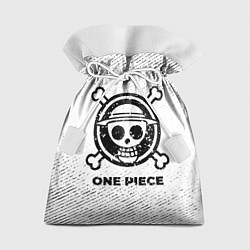 Мешок для подарков One Piece с потертостями на светлом фоне, цвет: 3D-принт