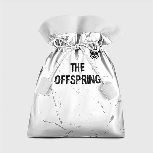 Подарочный мешок The Offspring glitch на светлом фоне: символ сверх / 3D-принт – фото 1