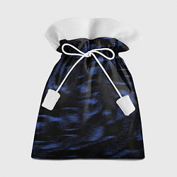 Мешок для подарков Абстракция синего, цвет: 3D-принт
