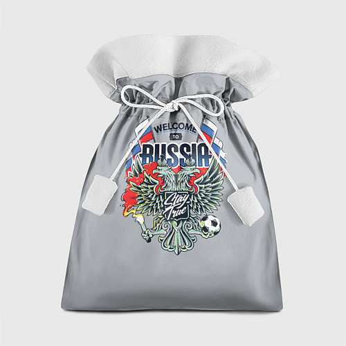 Подарочный мешок Welcome to Russia - футбол / 3D-принт – фото 1