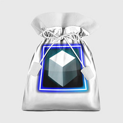 Мешок для подарков Белый куб и магия, цвет: 3D-принт