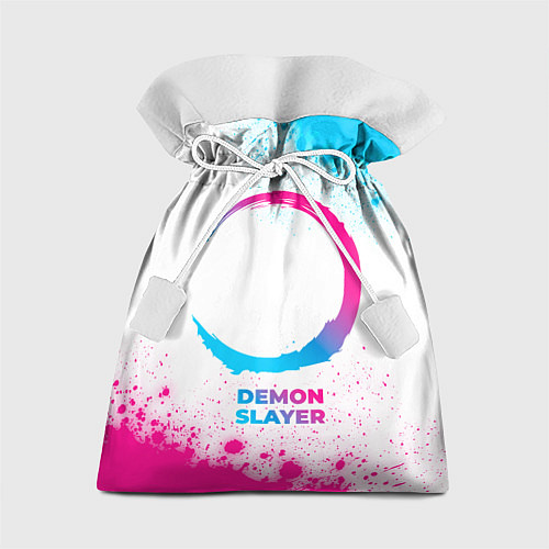 Подарочный мешок Demon Slayer neon gradient style / 3D-принт – фото 1