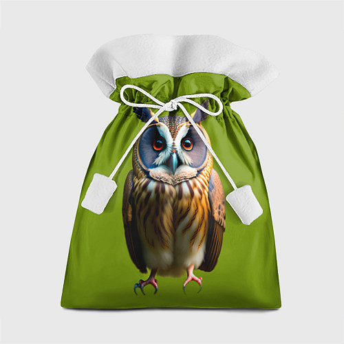 Подарочный мешок Разноцветная сова / 3D-принт – фото 1