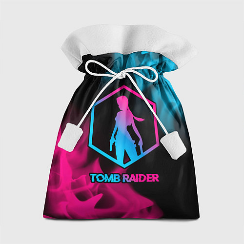 Подарочный мешок Tomb Raider - neon gradient / 3D-принт – фото 1