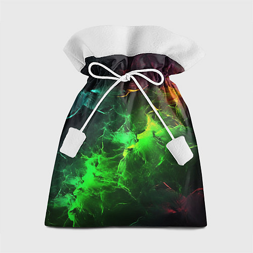 Подарочный мешок Зеленое свечение / 3D-принт – фото 1