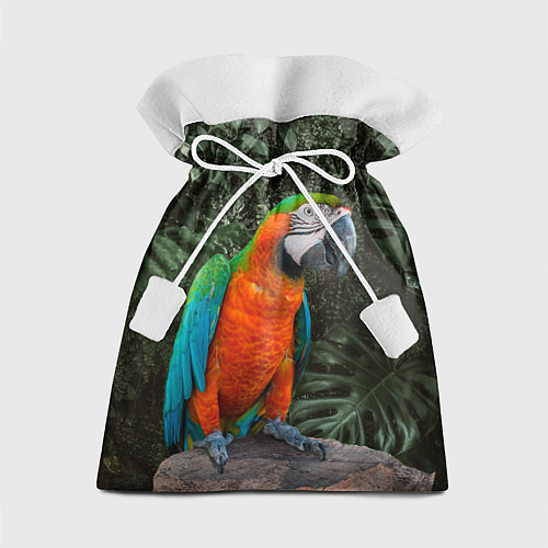 Подарочный мешок Попугай Макао / 3D-принт – фото 1