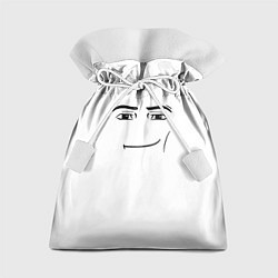 Мешок для подарков Одежда Man Face Roblox, цвет: 3D-принт