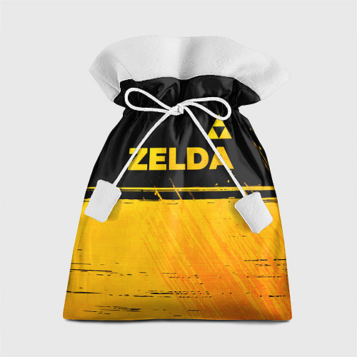 Подарочный мешок Zelda - gold gradient: символ сверху / 3D-принт – фото 1