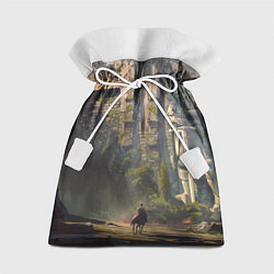 Мешок для подарков Древняя цивилизация и путешественник, цвет: 3D-принт