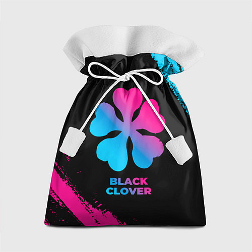 Подарочный мешок Black Clover - neon gradient / 3D-принт – фото 1