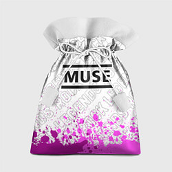 Мешок для подарков Muse rock legends: символ сверху, цвет: 3D-принт