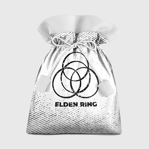 Подарочный мешок Elden Ring с потертостями на светлом фоне / 3D-принт – фото 1