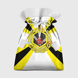 Мешок для подарков РХБЗ - символика, цвет: 3D-принт